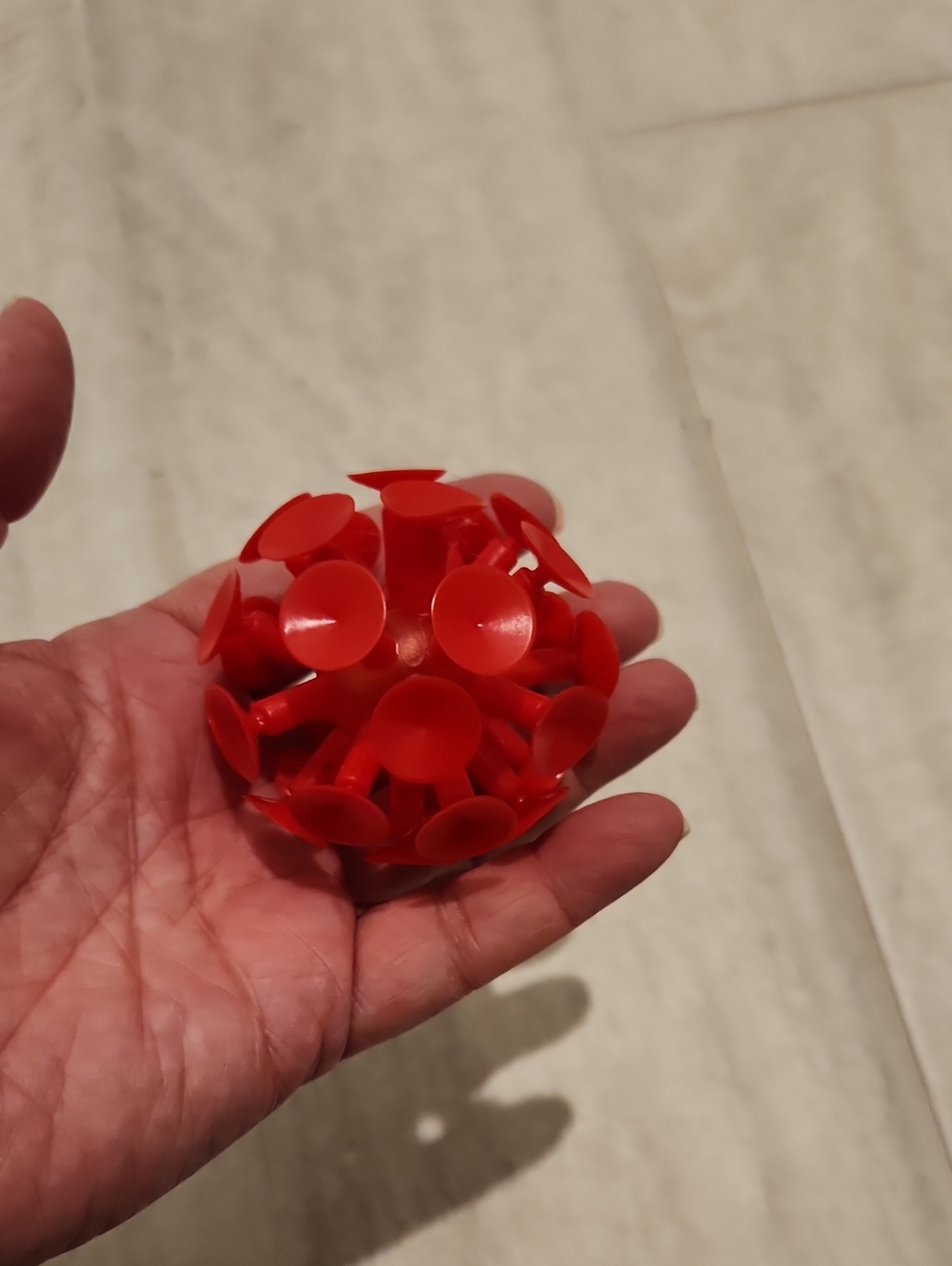 Red Suction Cup Ball Toy